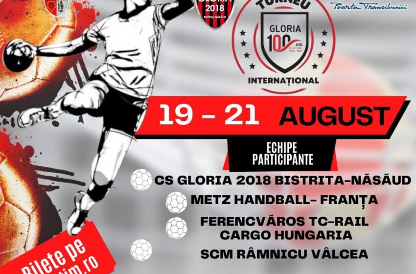 HANDBAL.Turneu puternic găzduit de CS GLORIA 2018 , cu două echipe din Liga Campionilor !