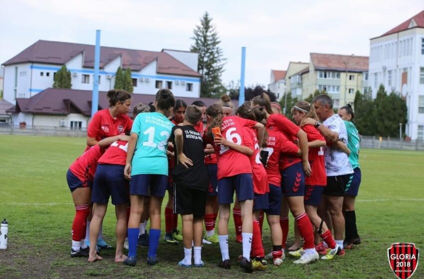 FOTBAL FEMININ. Echipa de fotbal feminin a Clubului Sportiv Gloria 2018 Bistrița-Năsăud va evolua în seria a 2 -a a Ligii a 2-a!