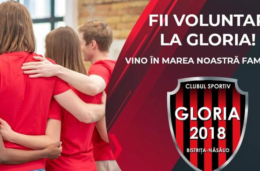  Fii voluntar la Gloria! Ajută la organizarea evenimentului de deschidere al noului Complex Sportiv de la Unirea