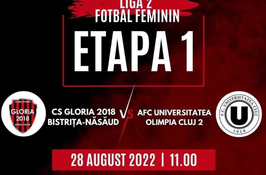  FOTBAL FEMININ: O nouă provocare pentru CS Gloria 2018 Bistrița-Năsăud!