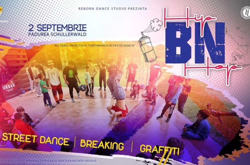  Hip BN hop, un eveniment prin care Reborn Dance Studio marchează sfârșitul vacanței de vară