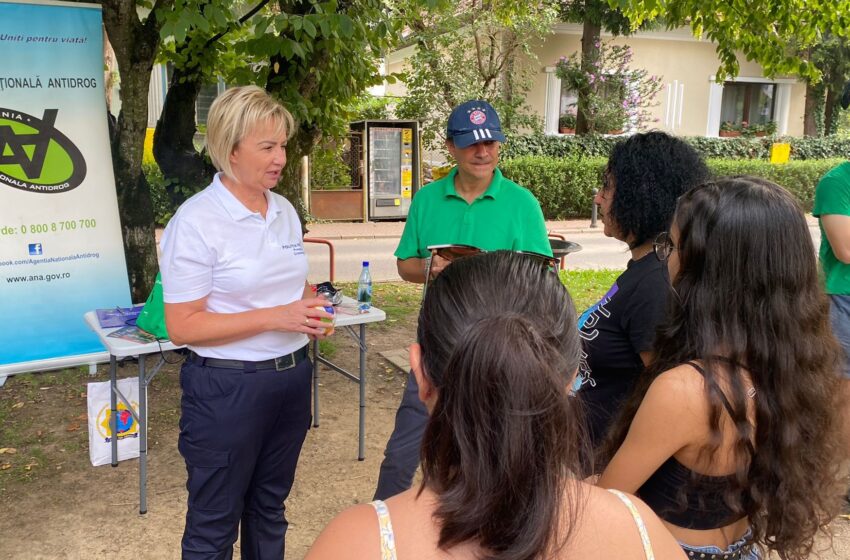  Activități de informare și prevenire în Parcul Municipal din Bistrița, în cadrul evenimentului „Povestea vinului pe pasajele Bistriței”