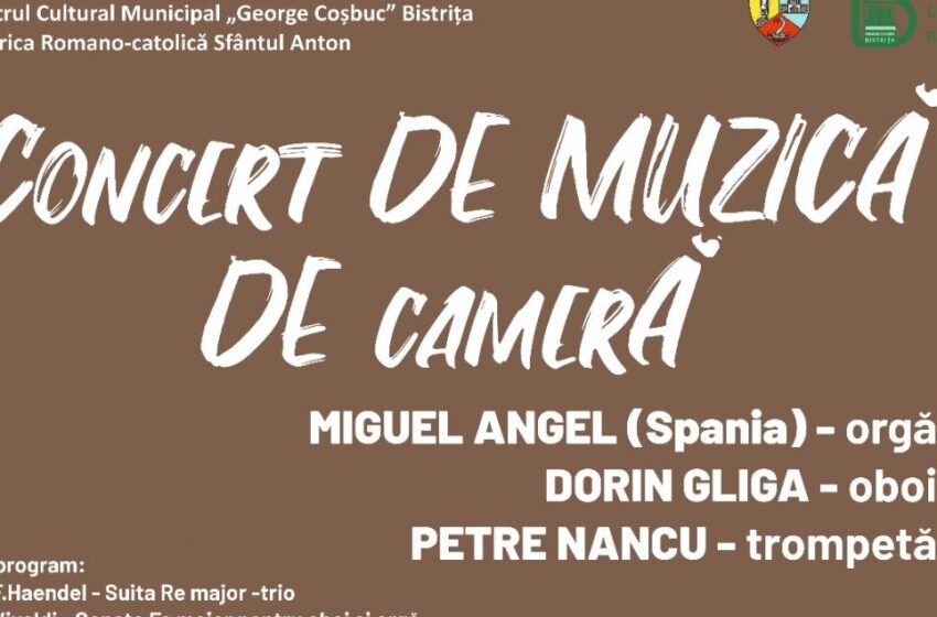  SPECIAL: Concert de orgă, susținut de Miguel Angel (Spania – orgă), Dorin Gliga (oboi) și Petre Nancu (trompetă), la Palatul Culturii