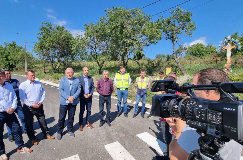  (FOTO) Drumul județean Nușeni – Feleac- Chiraleș a fost recepționat! La cât s-a ridicat investiția