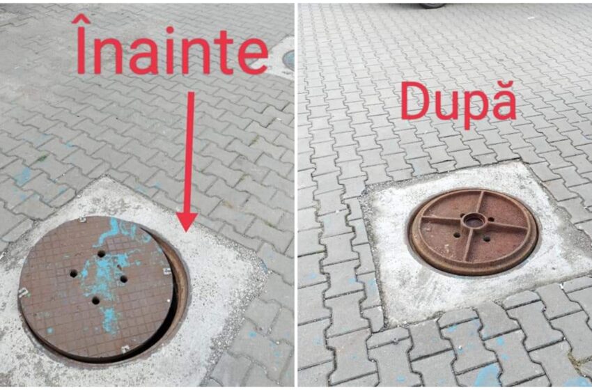  Soluție à la ,,Dorel”? Nicolae Pavelean: ,,Atât poate Aquabis când vine vorba de rezolvarea unei probleme care pune în pericol siguranța trecătorilor”