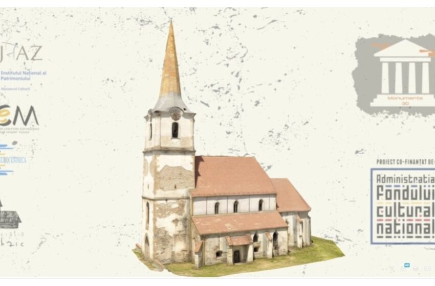  Biserica Evanghelică din Teaca, scanată 3D, în cadrul unui amplu proiect de documentare digitală a patrimoniului