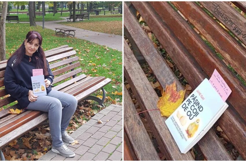  Invitație specială la lectură: ,,O carte pe o bancă”. Provocarea unei profesoare din Bistrița