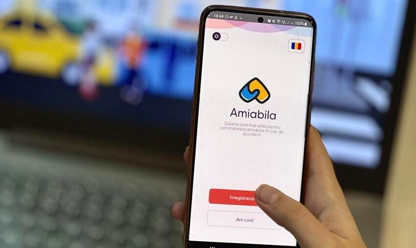  A fost lansată aplicaţia „Amiabila”. Șoferii vor putea completa și online constatarea amiabilă în urma unui accident pentru RCA