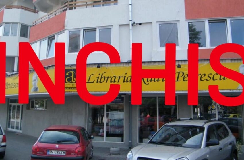  Librăria Aletheia Radu Petrescu și-a ferecat ușa. Spațiul este dat spre închiriere
