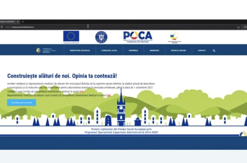  TUTORIAL. Cum poți plăti online impozitele, taxele și amenzile pe site-ul Primăriei Bistrița