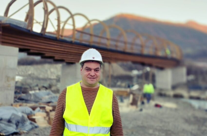  Daniel Sâdor din Anies, omul care a proiectat cel mai lung pod din lemn lamelar din România