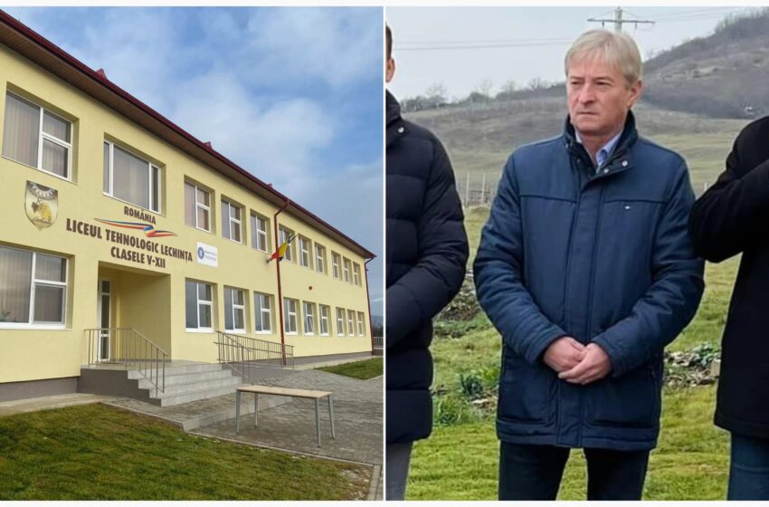  Investiție de 1,2 milioane de euro în Lechința: Un nou corp de clădire, cu 10 clase și un atelier mecanic
