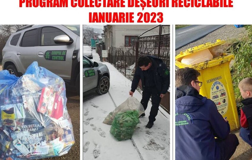  În luna ianuarie 2023, programul de colectare a deșeurilor în județul Bistrița-Năsăud începe din data de 2 ianuarie