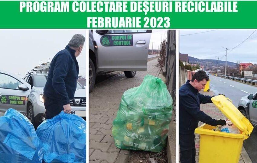  Când începe programul de colectare al deșeurilor reciclabile din luna februarie în municipiul Bistrița și localitățile componente