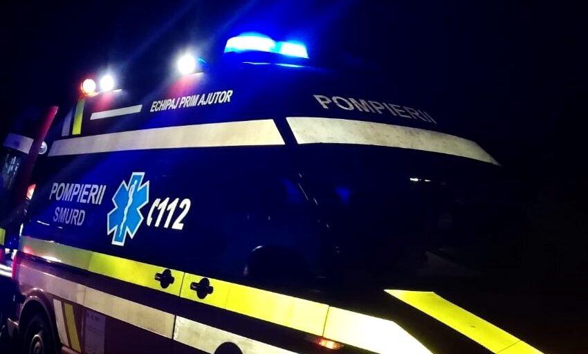  A intrat cu mașina într-un stâlp, în Ilișua. O persoană are nevoie de îngrijiri medicale