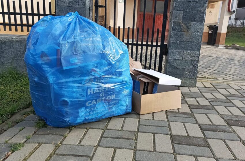  Miercuri, 8 februarie, în municipiul Bistrița și localitățile componente, se colectează sacul albastru pentru deșeurile reciclabile din hârtie / carton