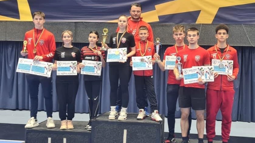 TAEKWONDO WT. Medalii pentru cei șase sportivi ai Gloriei 2018 Bistrița-Năsăud înscriși în concurs