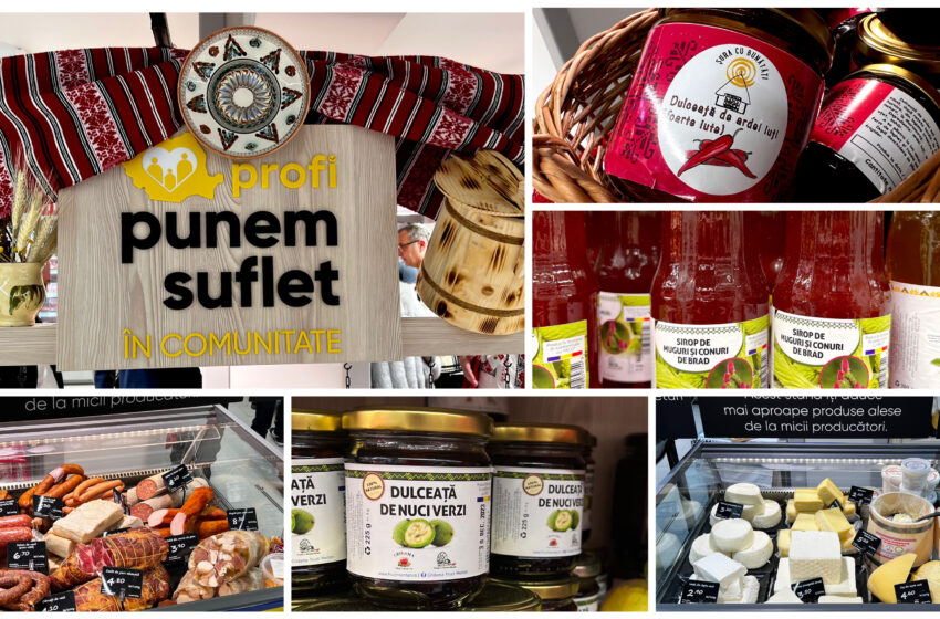  (FOTO) ,,Gustul copilăriei”, de astăzi pe rafturile magazinelor Profi Super. Bunătăți artizanale de la producători locali din Bistrița-Năsăud, zilnic proaspete și delicioase