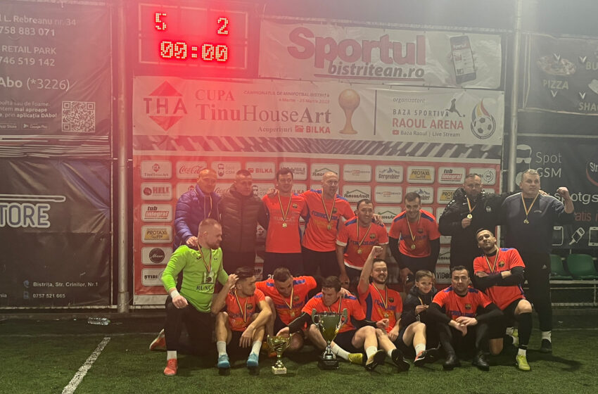  Minifotbal Bistrița: Spectacol total! Extratereștrii câștigă  Cupa României Tinu House Art !