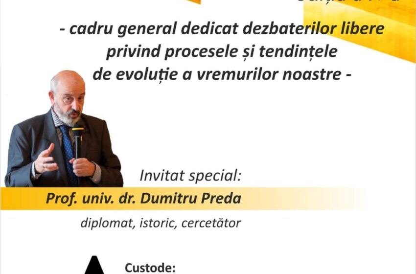  Primarul Ioan Turc vă invită la o nouă ediție a Ateneului de Bistrița