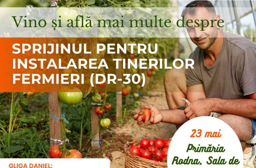 RODNA.Sprijin pentru instalarea tinerilor fermieri (DR-30)