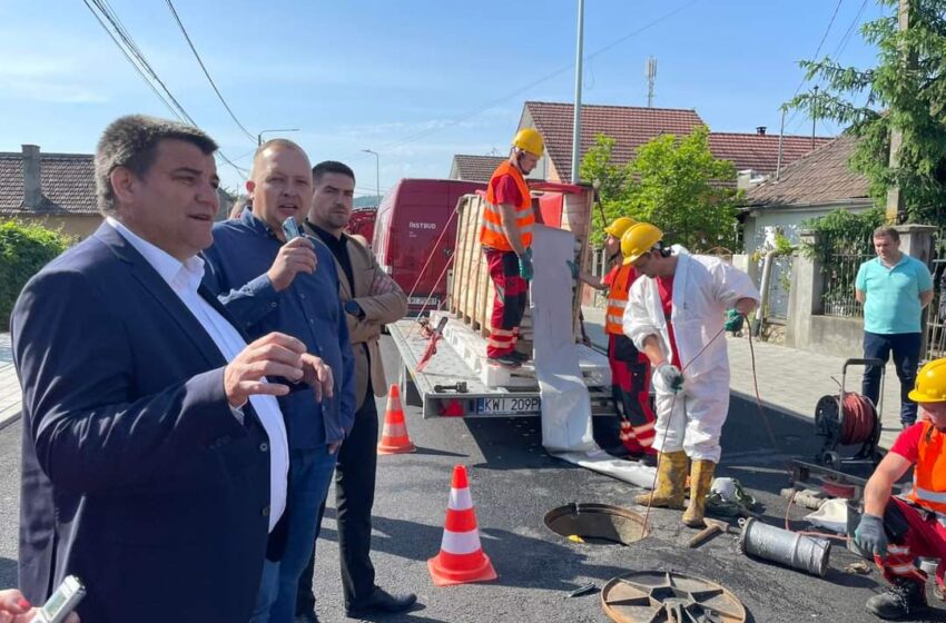  Strada Morii din Beclean are reţeaua de canalizare reabilitată cu ajutorul unei tehnici moderne!