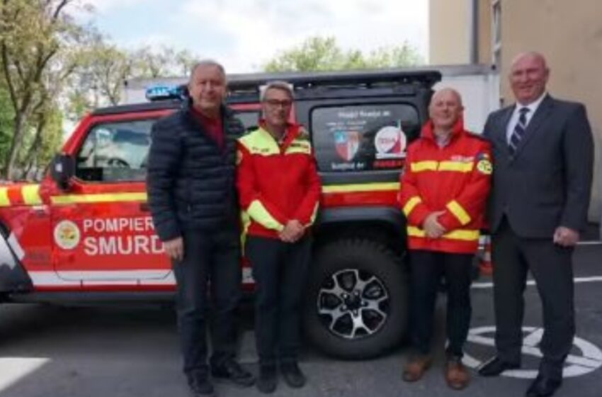  Mașină nouă la UPU-SMURD Bistriţa, cu echipamente de terapie intensivă mobilă