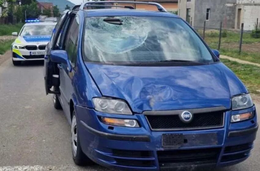  Copil pe bicicletă rănit de o mașină în comuna Căianu Mic