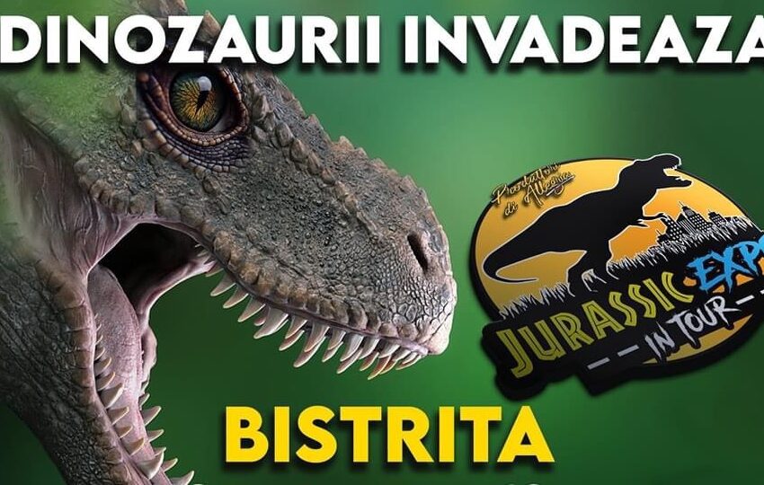  Jurassic Expo in Tour! Bistrița se transformă într-un adevărat scenariu preistoric