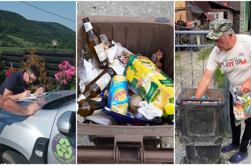  Deșeurile reciclabile nu se aruncă în pubela neagră! Peste 700 de pubele controlate zilnic de inspectorii Corpului de Control în Bistrița-Năsăud