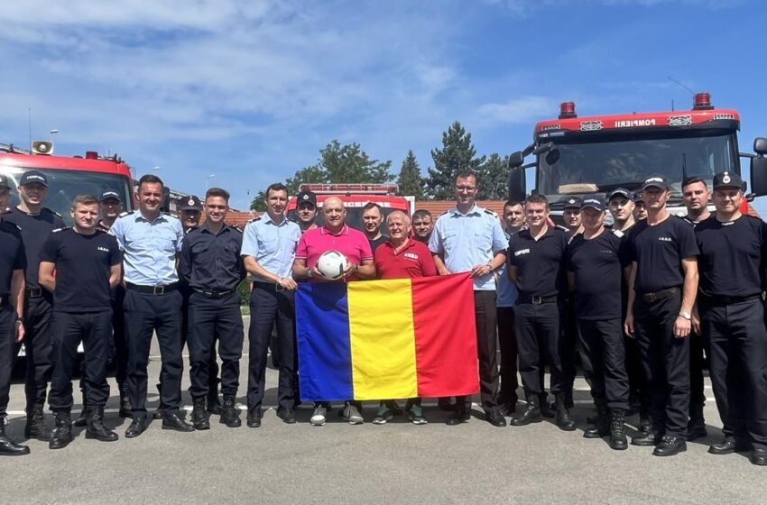  Gabi Balint, în vizită la ISU Bistrița – Năsăud