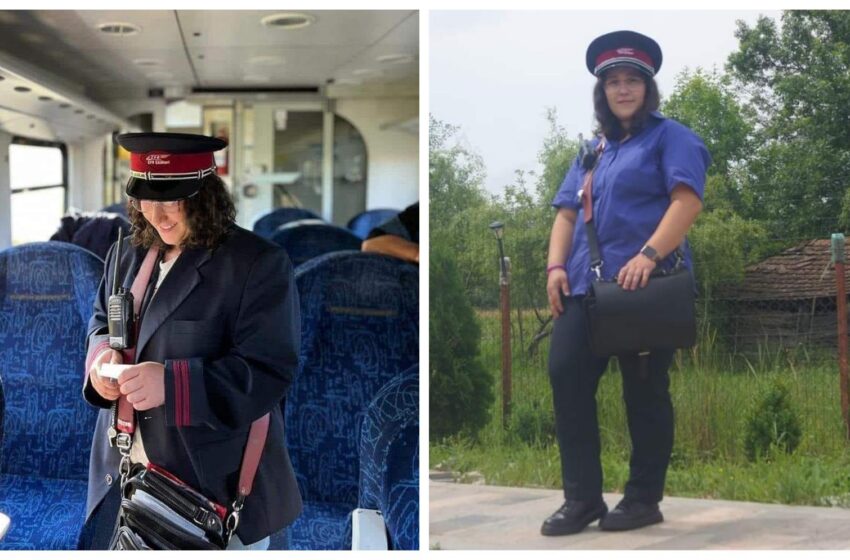  Bistrițeanca Rauca Anamaria , o tânără în vârstă de 21 de ani, a ales să își dedice viața pe calea ferată