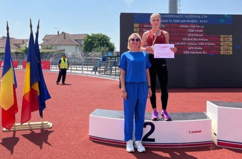  ATLETISM. Maria Denisa Capotă, vicecampioană națională la U 20 !