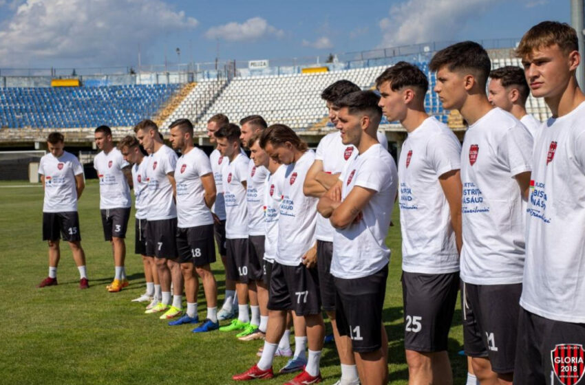 FOTBAL. Gloria joacă sâmbătă, pe stadionul Jean Pădureanu, primul meci amical!