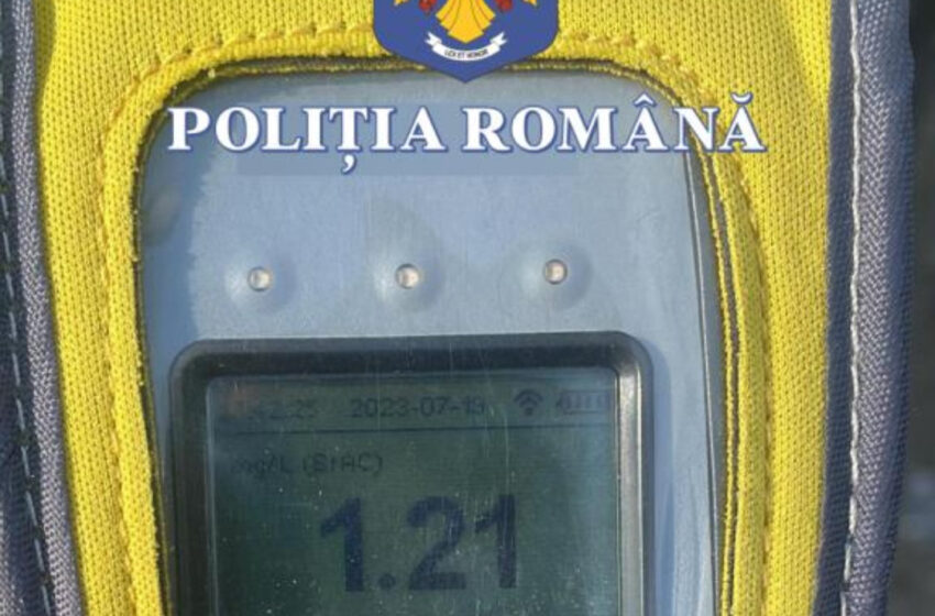  Pericol public: Șofer de 47 de ani  din Mititei, depistat mort de beat la volan