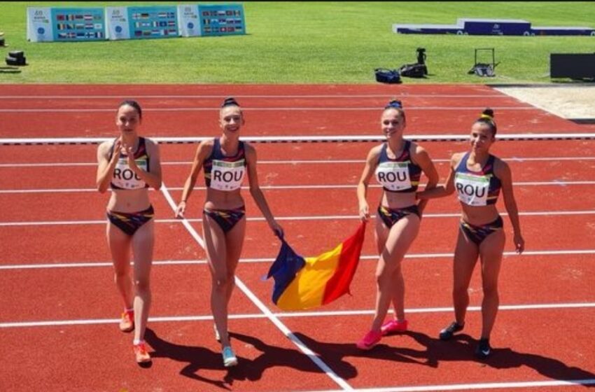  Maria Denisa Capotă, de la CSM Bistrița, aur cu ștefeta feminină mixtă a României