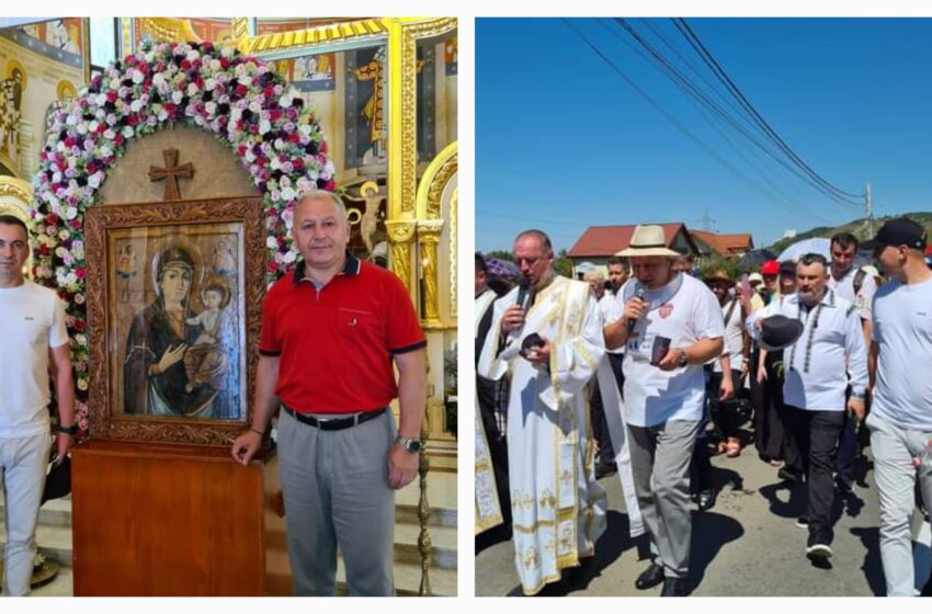  Emil Radu Moldovan și Bogdan Ivan, prezenți la Mănăstirea Nicula. FOTO