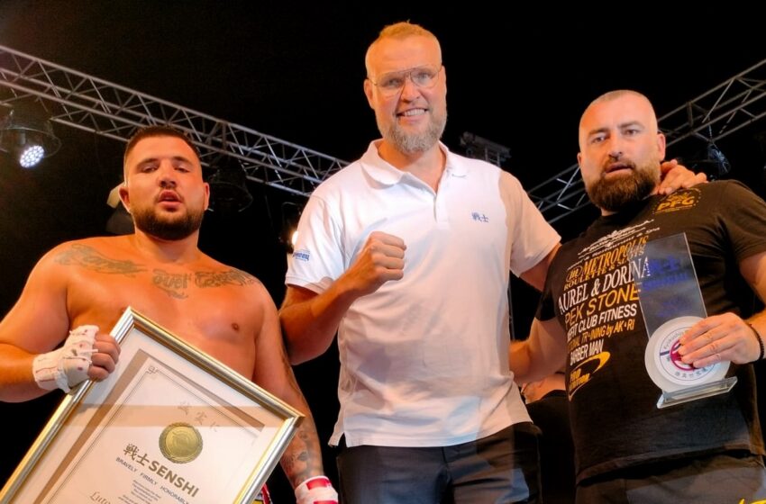  Sportivul clubului PFG Bistrița, Sebastian Lutaniuc, luptă în una dintre cele mai puternice promoții din europa, gala Senshi