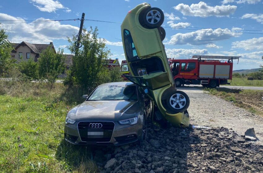  A scăpat ca prin minune! O femeie a fost victima unui accident rutier între Orheiul Bistriței și Jelna