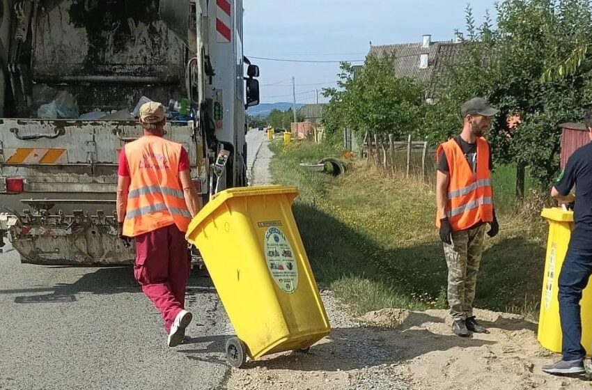  Miercuri, 20 septembrie: Se colectează pubela galbenă pentru deșeurile reciclabile din plastic / metal din Bistrița și localitățile componente