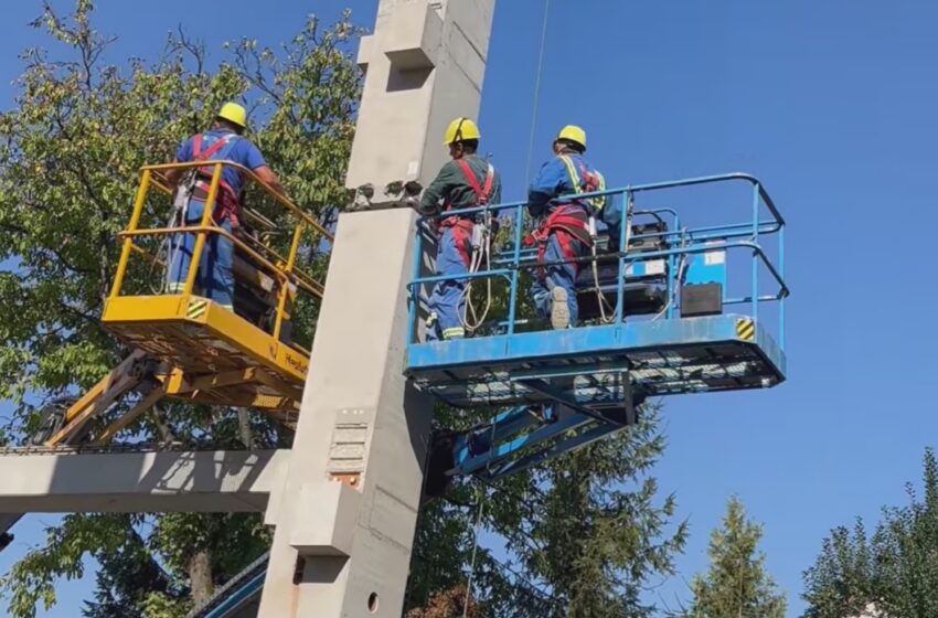  Lucrările avansează la Spitalul Clinic Județean de Urgență Bistrița. VIDEO