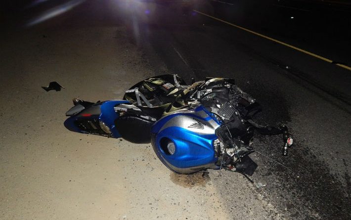  Accident rutier cu un motociclist pe Calea Moldovei din Bistrița. Victima este inconștientă