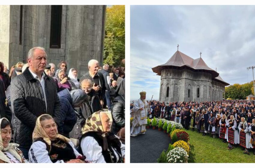  Emil Radu Moldovan prezent la 𝐇𝐫𝐚𝐦𝐮𝐥 𝐌𝐚𝐧𝐚𝐬𝐭𝐢𝐫𝐢𝐢 “𝐏𝐞𝐭𝐫𝐮 𝐑𝐚𝐫𝐞𝐬 𝐕𝐨𝐝𝐚”, 𝐝𝐢𝐧 𝐂𝐢𝐜𝐞𝐮 𝐂𝐨𝐫𝐚𝐛𝐢𝐚. FOTO