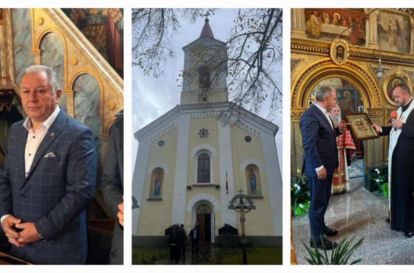  Emil Radu Moldovan prezent la hramul Bisericii „Sfântul Dimitrie” din Ilva Mare. FOTO