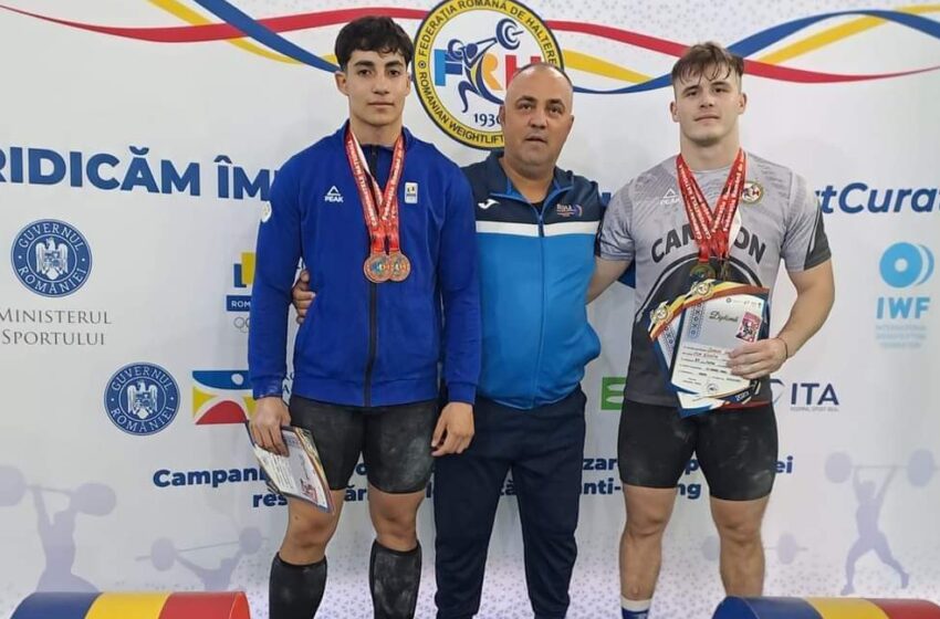  Haltere: CSM Bistrița cucerește 18 medalii la Campionatele Naționale: 3 Aur, 9 Argint, 6 Bronz. FOTO