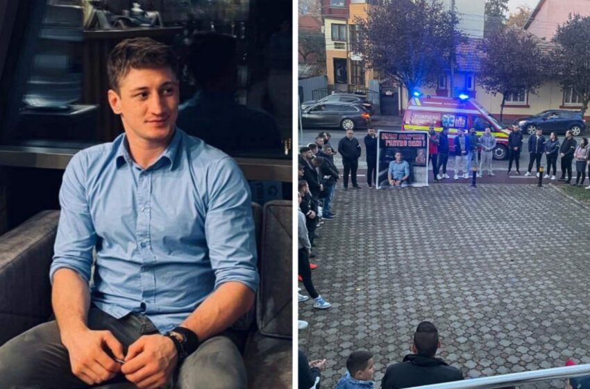  Vor dreptate pentru Dani Borgovan! Zeci de tineri au protestat aseară în fața Tribunalului Bistrița-Năsăud
