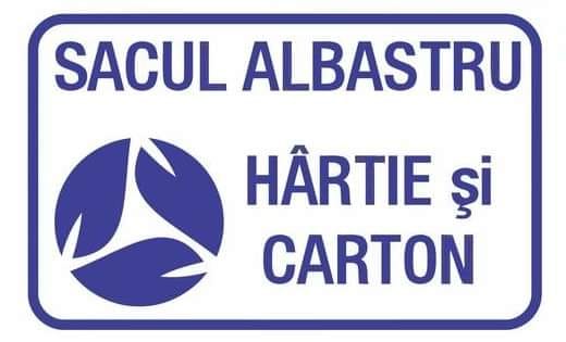  Luni, 16 octombrie 2023, se colectează sacul albastru pentru deșeurile reciclabile din hârtie și carton din Comuna Budacu de Jos