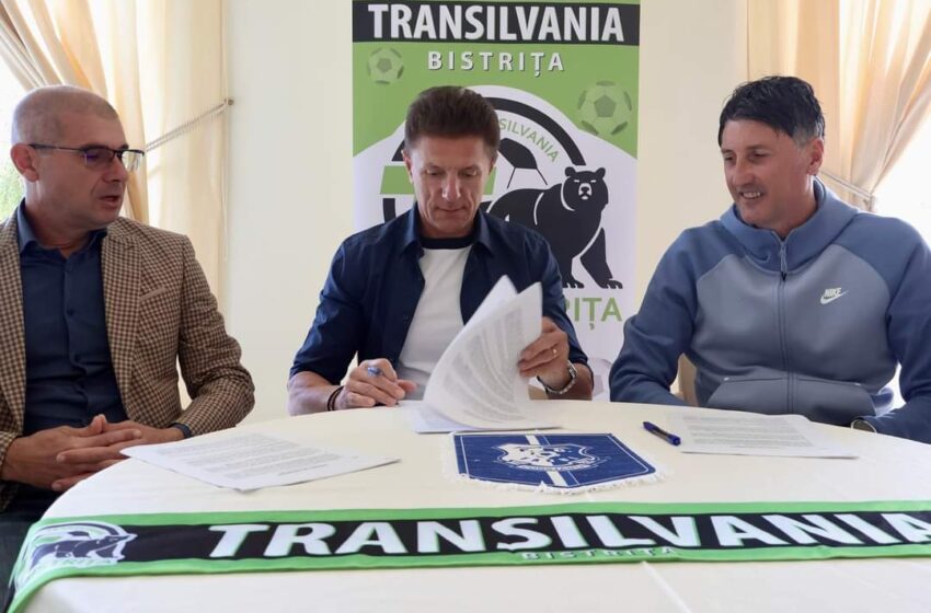  Parteneriat între ACS „Transilvania Bistrița” și Academia de Fotbal „Gheorghe Hagi”. FOTO