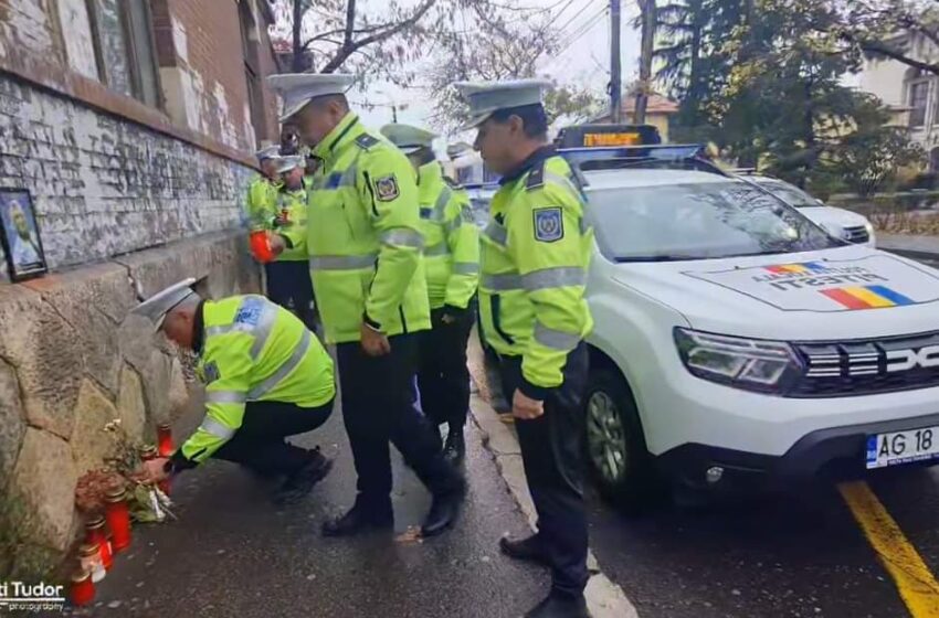  Poliția Locală Bistrița aduce un ultim omagiu colegului de la Pitești, ucis de un tânăr de 20 de ani în timp ce își executa atribuțiile de serviciu!