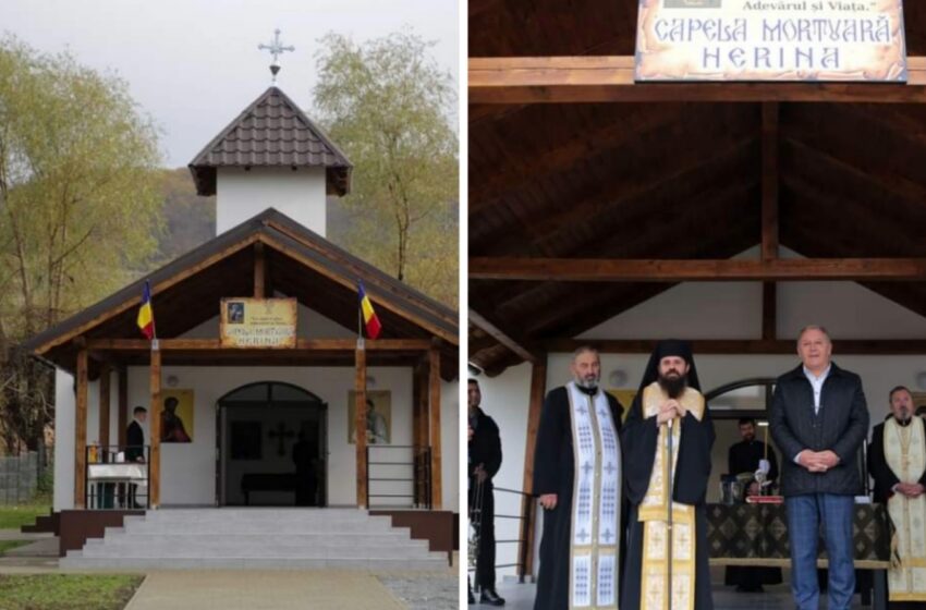  A fost inaugurată capela mortuară din Herina. FOTO